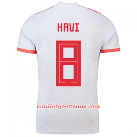 Maillot/Tenue Espagne Xavi 8 Exterieur Coupe du monde 2018